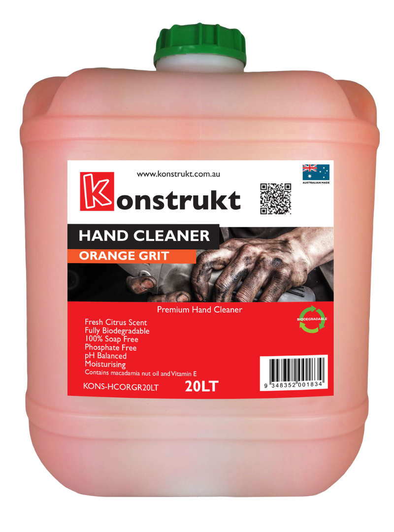 KONSTRUKT HAND CLEANER ORANGE GRIT 20L 